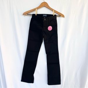 NEW Set of 2 - Children’s Place Girl’s Black Pants - 6x / 7 slim School Uniform